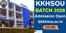KKHSOU Admission 2026 Open